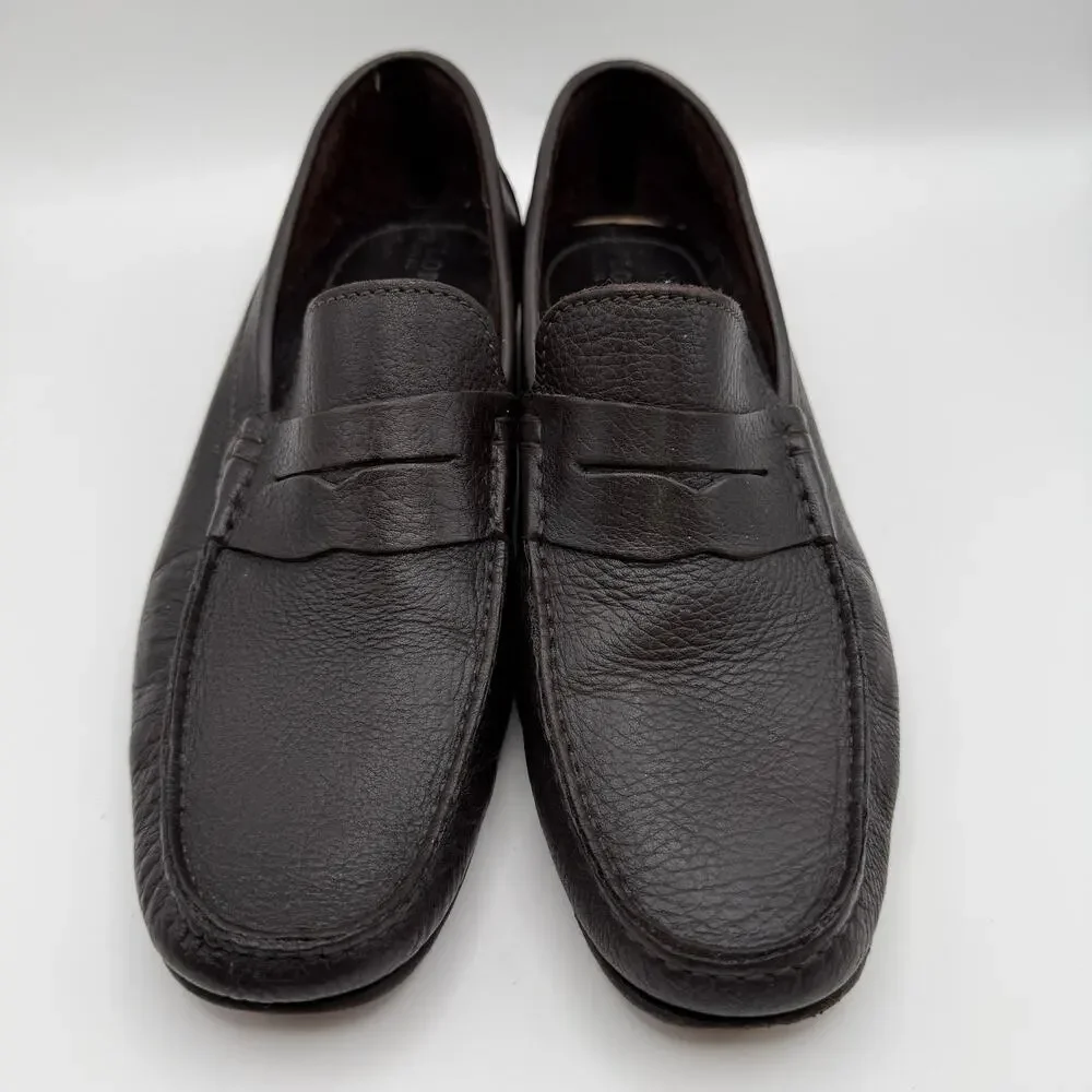 Florsheim vintage brown leather Royal Imperial driving loafers Mens 8.5